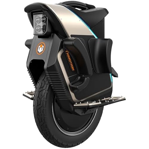 Inmotion V12S City Commuter EUC: 120km Range, 4.3" Touchscreen, Anti-Theft Alarm, 90mm Suspension, UL2272 & IPX6
