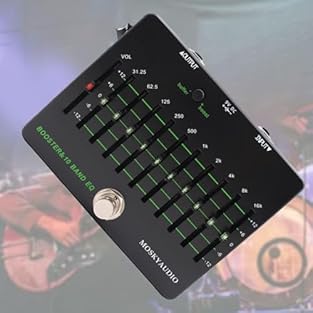 [ SOUND CONTROL] The Booster & Ten Band EQ offers ten adjustable frequencies for precise tuning of your guitar or bass setup, perfect for achieving the desired sound in any venue. [NOISE MINIMIZATION TECHNIQUE] This pedal features advanced circuitry ...