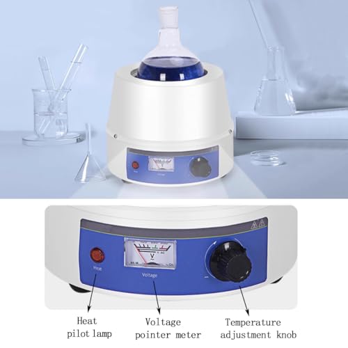 Elektryczny płaszcz grzewczy do kolb okrągłodennych, laboratoryjne, termostatyczne narzędzie grzewcze, osiąga 380℃ (100 ml)