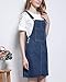 Shengwan Vestido Peto Vaquero Mujer Corta Denim Vestido Strappato Dungaree Monos Peto...