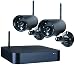 Produktbild Smartwares 4-Kanal Sicherheitssystem mit drahtlosem Rekorder und 2 Kameras, 1 Stück, schwarz, WDVR720S