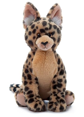 The Petting Zoo Serval Stuffed Animal Plushie, Wild Onez, Kids Gifts, 12 in
