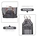 JECOMPRIS Grooming Apron Waterproof Fashionable Multi-purpose Artistic Kitchen Tool
