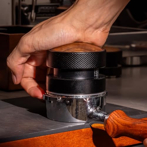 Apisonador de café de acero inoxidable distribuidor calibrado 51mm 3