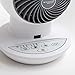 IRIS USA WOOZOO Air Circulator Fan with Remote, Oscillation, 3 Speeds, 52ft Max Air Distance, Adjustable Tilt, Quiet Motor, Small Fan for Bedroom, Office, Dorm, White