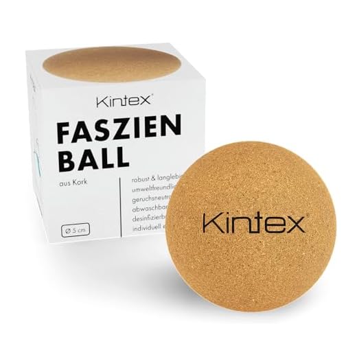 Kintex Cork Fascia Ball, Cork Ball, Fascia Ball, Cork Roller, Massage Ball, varios tamaños