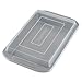 Farberware Nonstick Bakeware Baking Pan With Lid / Nonstick Cake Pan With Lid, Rectangle - 9 Inch x 13 Inch, Gray