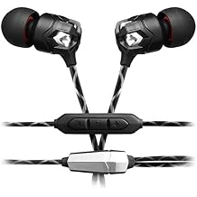 V-MODA Zn In-Ear Modern Audiophile Headphones with 3 Button Remote and Microphone