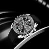 NIBOSI Watches for Men Analog Quartz Chronograph 30M Waterproof, Luminous & Date Fashion Casual Sport Business Work Dress Men's Wrist with Silicone Strap