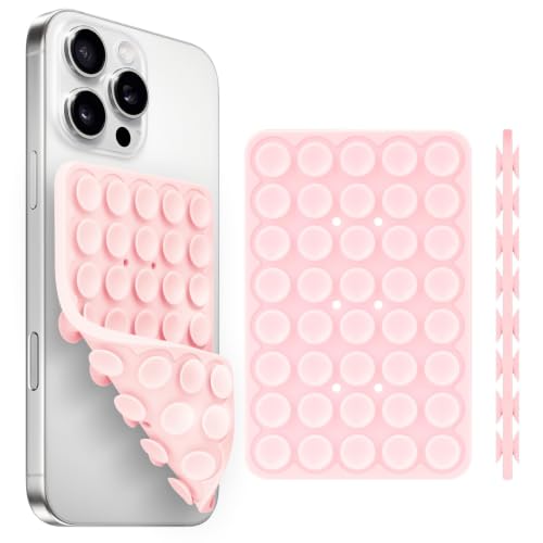 Yojaro Silicone Suction Cup Phone Case Mount Double Sided, Phone Accessories Hands-Free Strong Grip...