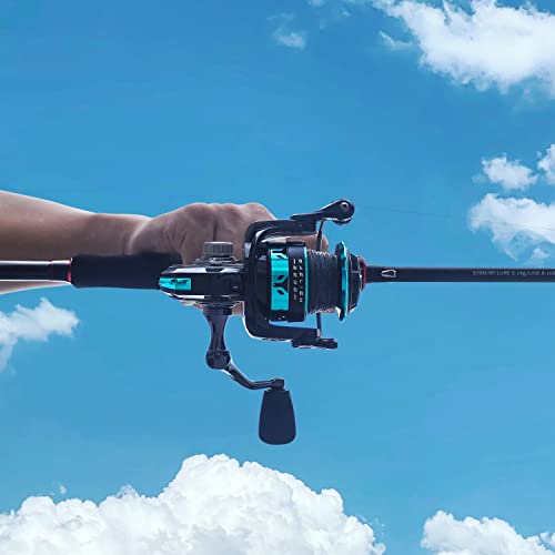 Runcl Spinning Fishing Reel Baelish For Freshwater Ultralight/Ice Fishing, 5.2:1 Gear Ratio, 5+1 Bb, Left/Right Interchangeable With Smooth Powerful Aluminum Spool For Bass, Catfish, Carp, Trout #TOP4