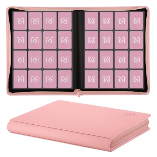 Premium Card Binder 16 Pocket,Trading Card Binder Holds up to 1000+Cards