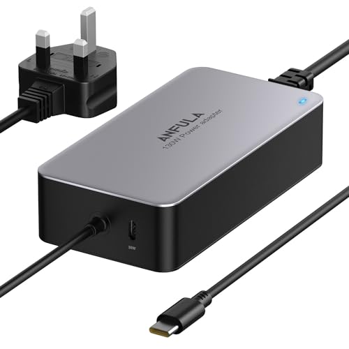100W USB C Laptop Charger Power Adapter, with 30W USB C Port, for MacBook Pro 16/15/13, MacBook Air, Surface Pro 9/8, Dell Inspiron XPS, Lenovo Thinkpad, Hp Acer Asus Samsung and All USB-C port Device