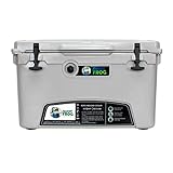 Frosted Frog Gray 45 Quart Ice Chest Heavy Duty High Performance Roto-Molded Commercial Grade...
