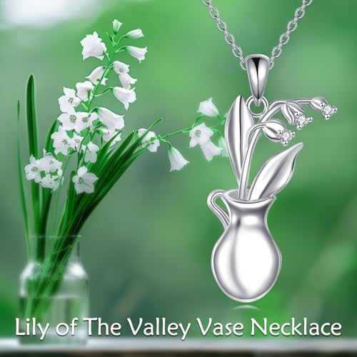 Collier fleur de naissance en argent sterling 925 VONALA - 6
