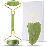 【Ergonomisches Design】: Jade stein ist für jedes Alter und jeden Hauttyp geeignet und ermöglicht es Ihnen, Ihren gesamten Körper, einschließlich schwer zugänglicher Teile, problemlos zu massieren. Der eingebaute Sould-Off-Stopper sorgt dafür, dass das gua sha rosenquarz reibungslos und ohne Quietschgeräusche rollt. Es gibt Ihnen eine glattere und minimaler Druckmassage.