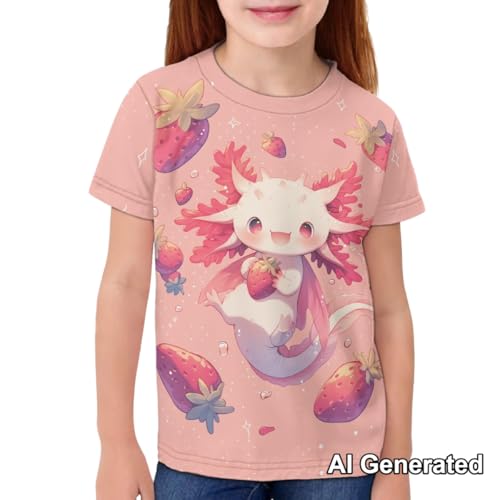 Image of Xhuibop Kids T Shirts for Boys Size 3-16 Girls Short Sleeve Sportswear Active Tops