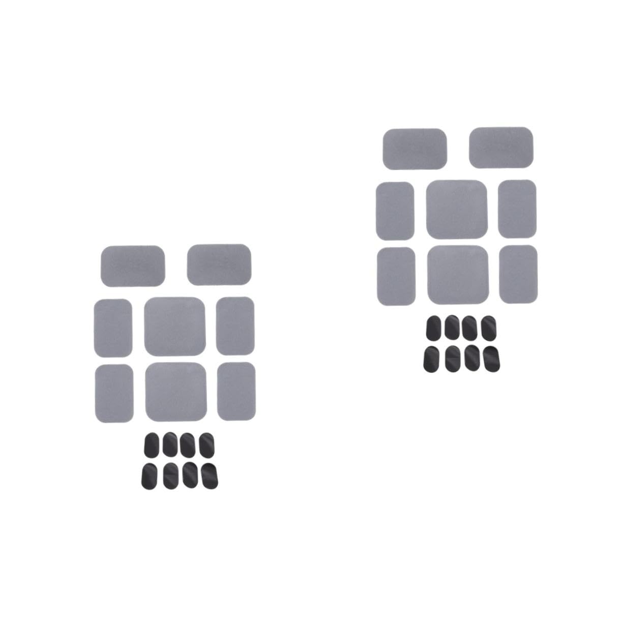 ifundom 16pcs Breathable Cushions Comfortable Padding for Cycling Helmets Lining for Enhanced Comfort and Fit Grey Color Replacement for Your Riding Gear