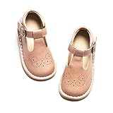 Flaryzone Toddler/Little Girl School T-Strap Oxford Mary Jane Flats Dress Shoes (Toddler-Size 10)