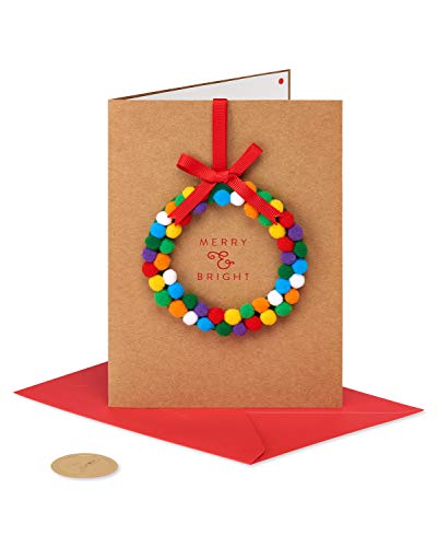 Tarjeta de Navidad Papyrus con ornamento para decorar tu árbol familiar 5