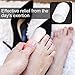 20Pcs Gel Toe Protectors - Durable Silicone Toe Caps, Toe Cushion Guard Cover for Women Men, Relieve Ingrown Toenails, Hammer Toes, Corns, Blisters, Callus, 16M + 4L