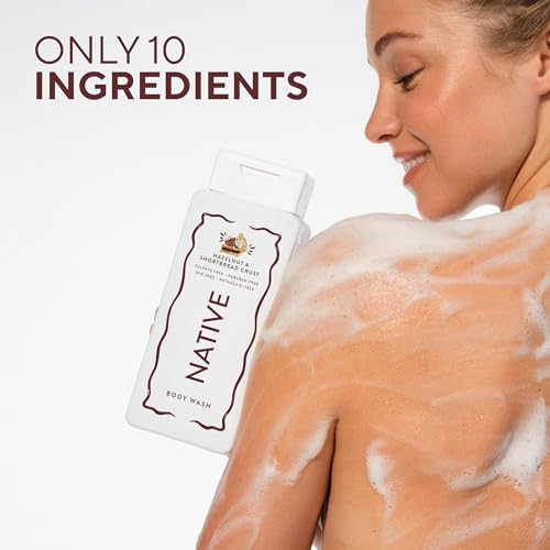Native Body Wash Contains Naturally Derived Ingredients | For Women & Men, Sulfate, Paraben, & Dye Free Leaving Skin Soft and Hydrated | Limited Edition | Hazelnut & Shortbread Crust 18 oz - image 3