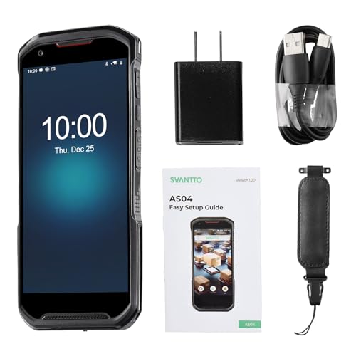 SVANTTO Android Barcode Scanner M09, Android 13 Handheld PDA Scanner, 5.5 Inch Touch Screen 6+64GB Hot-Swap for Inventory WMS - Thumbnail 7