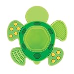 Nuby Teethe N' Pop Sensory Play Teether - Baby Teething Toy - 3+ Months - Turtle - Image 5