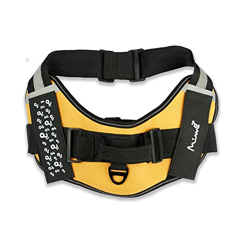 Peitoral Reflexivo Cross Harness Amarelo PP - Mimo - PP301