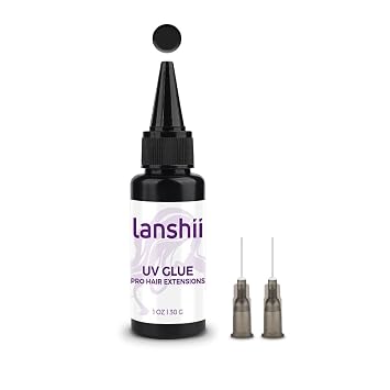 30g Hair Extension UV Glue for UV Lamp Hair Extension Invisible Extensions Fast Drying Adhesive Hair Bonding Glue Resin UV Hair Glue