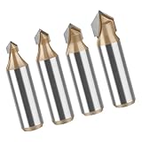 Professioneller 90-Grad-V-Nuten-Fräser-Bit, Holzbearbeitung, Schnitzerei, Fräserspitze, 12 mm, runder Schaft, hochpräzises Schneidwerkzeug, Schaft, Holzbearbeitung, Fräser