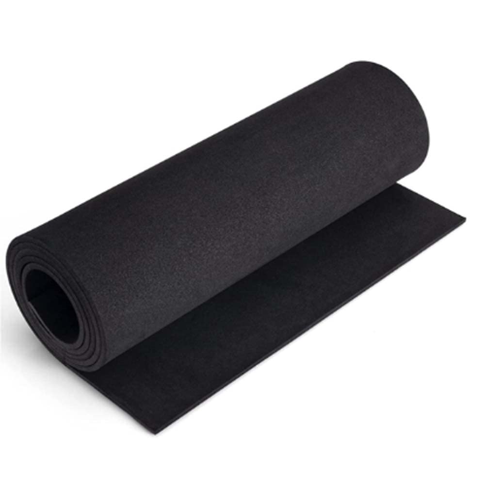 High EVA Foam Sheets - 50x100CM Sound-Absorbing Craft Foam for DIY Projects and Cosplay(Black,T4mm)