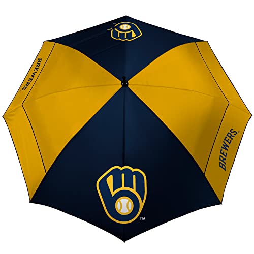 Team Effort Milwaukee Brewers 62" Windsheer® Lite Umbrella #TOP10