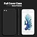 TENOC Phone Case Compatible with iPhone 6 Plus & iPhone 6s Plus, Black Case Anti-Fingerprint Protective Bumper Matte Cover for 5.5 Inch