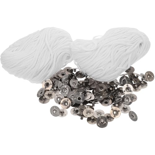 KALLORY juego 3 rollos de mechas para velas 61m