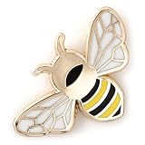 HAPPILY PLANTS Cute Bumblebee Enamel Pin