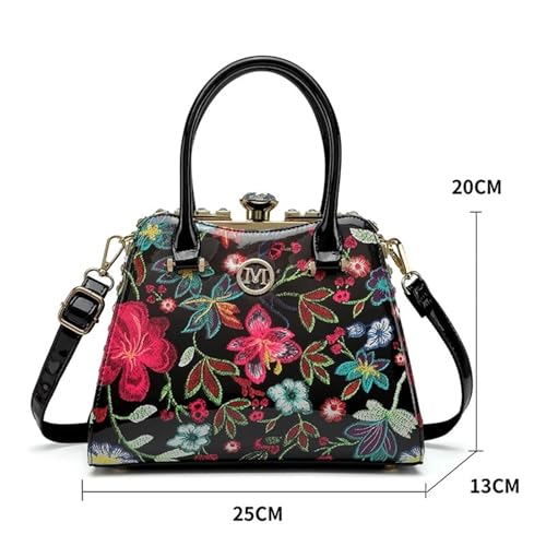Sac de soirée brodé en diamant pour femmes, pochette de mariage chic et sac à main rétro exquis - 3