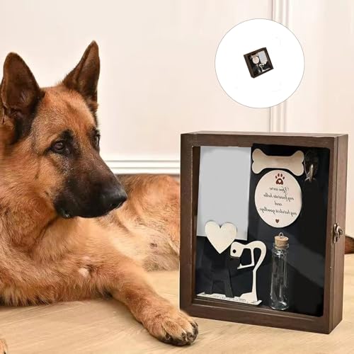Marco de madera Oxxggkao, un regalo conmemorativo para perros ideal ante una pérdida 3