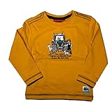 SALT AND PEPPER Jungen Langarmshirt Traktor, 45111156 (128, Corn Yellow)