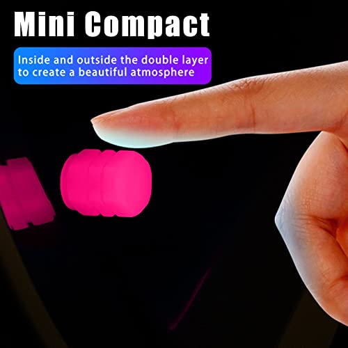 FONDUO Fluorescent Car Tire Valve Caps 4pcs, Tappi...