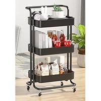 Amazon.co.jp: [SDS] キッチンワゴン 3段 キャスター付き ストッパー