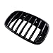 2 sztuk błyszczący czarny przedni grill nerek pasuje do Fit For B-M-W X5 E70 X6 E71 Hybryd E72 2009 2010 2011 51137157687 51137157688 51137307599