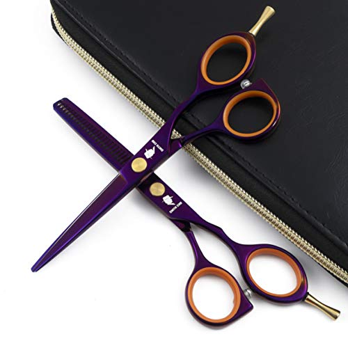 Professional Hair Cutting Scissors Set - Japanese 440C Stainless Steel - Salon Hairdressing Thinning/Blending/Texturizing Shears for Barber/Hairdresser