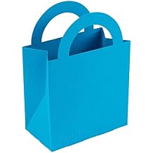 BUNTBOX Colour Bag S Small Cardboard Bag 9.5 x 5.2 x 13.2 cm Atlantic Ocean Blue