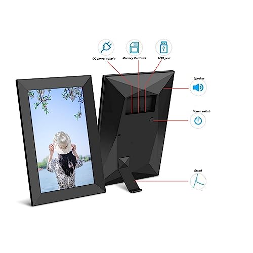 Porta-retrato Digital WIFI de 8 Polegadas, Porta-retrato Digital de Compartilhamento WIFI 16G RK3126