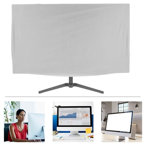 Funda protectora de monitor de 27 pulgadas plata con tejido tecnico de alta resistencia 6