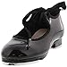 Capezio girls Jr. Tyette Tap Shoe, Black Patent, 6 M US Toddler