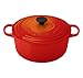 Le Creuset Signature Enameled Cast-Iron 7-1/4-Quart Round French (Dutch) Oven, Flame