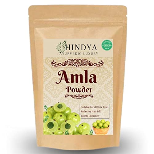 Hindya Ayurvedic Amla Powder for Hair, Organic, 100g