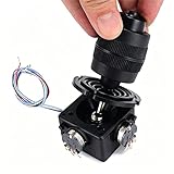 Uadme Joystick 4 Achsen, Drehpotentiometer 10K ohm, JH-D400X-R4 Joystick Reset Potentiometer 10K Button Controller für Mobiles Fotografiesystem Industrielle und Wissenschaftliche Instrumente
